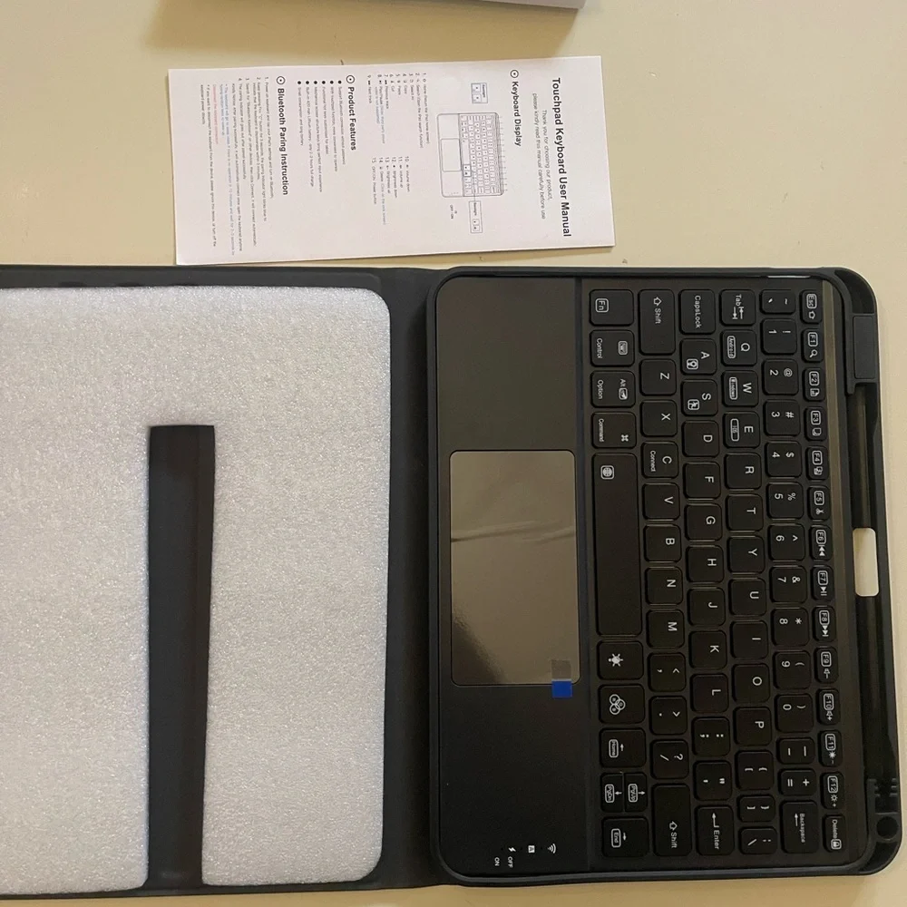 Harvopu Compatible for iPad 11th 10th Generation Case with Keyboard